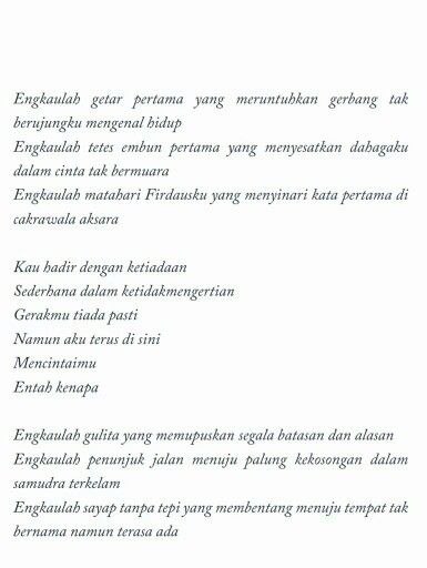 Detail Puisi Samudra Cinta Nomer 9