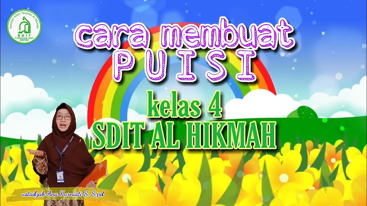 Detail Puisi Sd Kelas 4 Nomer 51