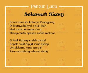 Detail Puisi Selamat Siang Nomer 22