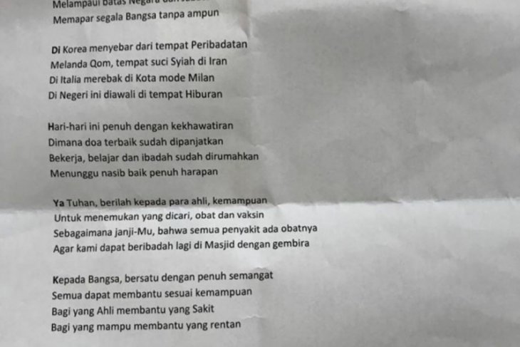 Detail Puisi Semangat Karya Chairil Anwar Nomer 50