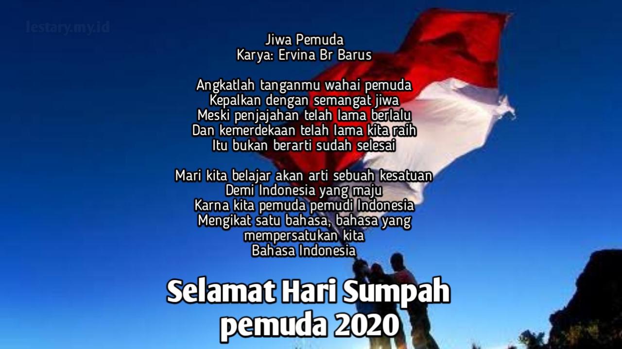 Detail Puisi Semangat Pemuda Nomer 12