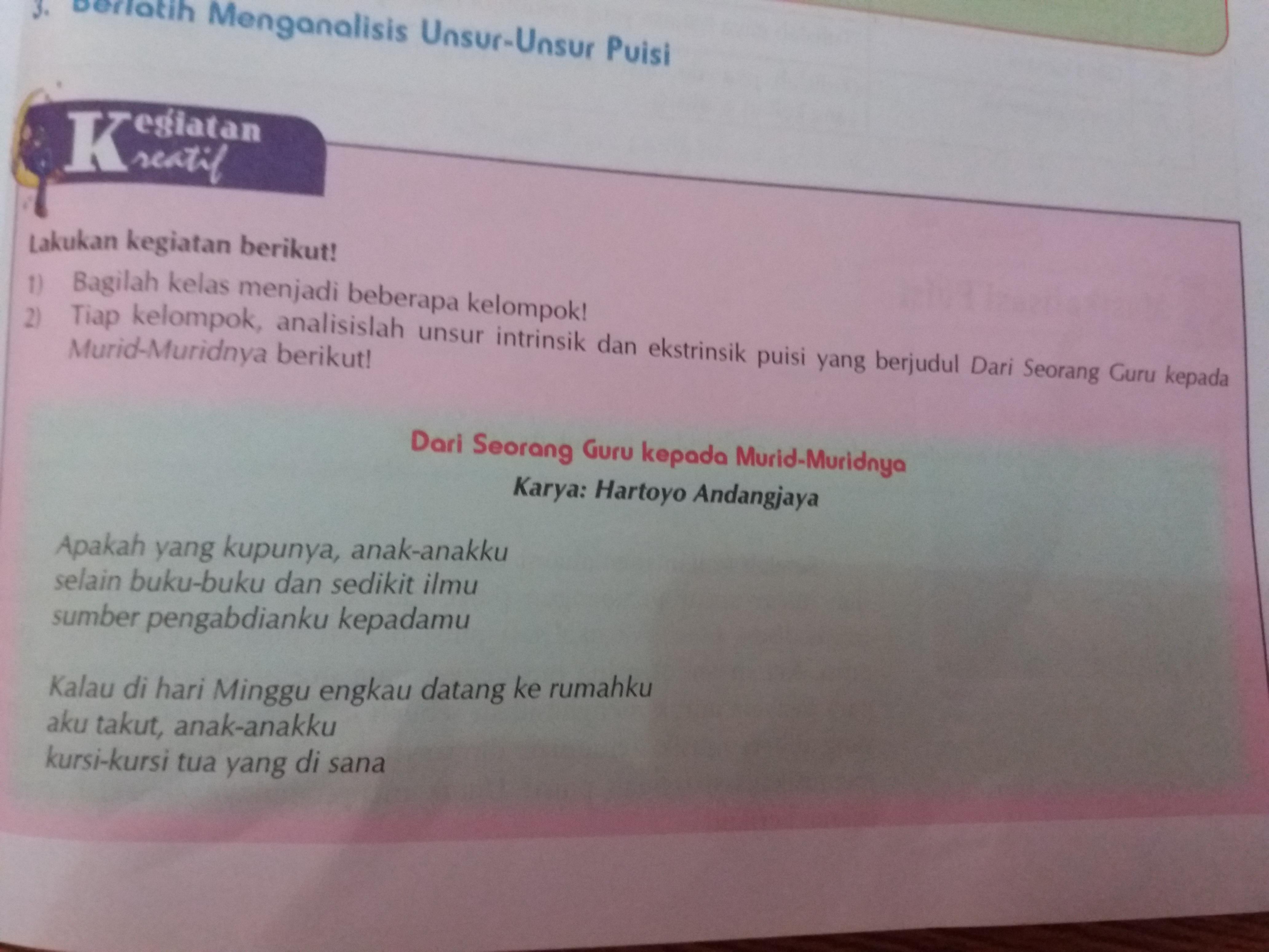 Detail Puisi Seorang Guru Kepada Muridnya Nomer 35