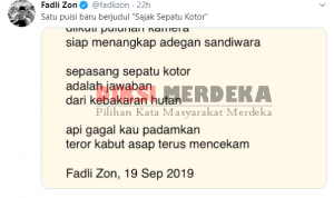 Detail Puisi Sindiran Politik Nomer 19