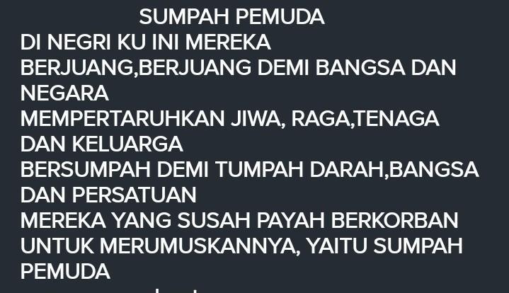 Detail Puisi Sumpah Pemuda Nomer 37