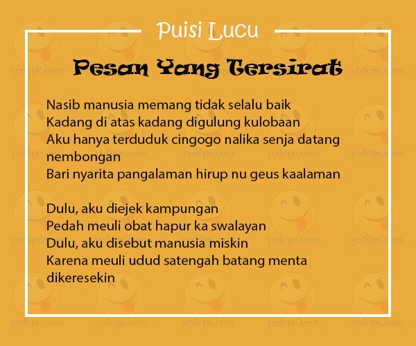 Detail Puisi Sunda Cinta Nomer 14