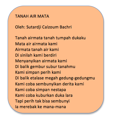 Detail Puisi Tanah Air Mata Nomer 35