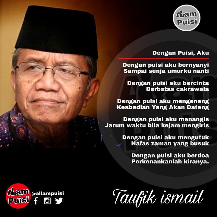 Detail Puisi Taufik Ismail Nomer 4