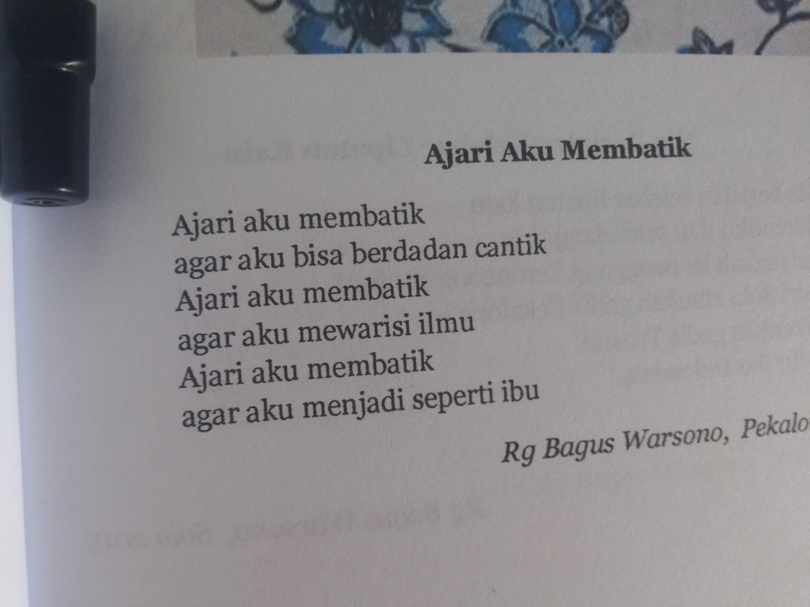 Detail Puisi Tema Batik Nomer 13