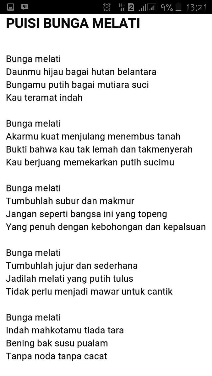 Detail Puisi Tema Bunga Nomer 13