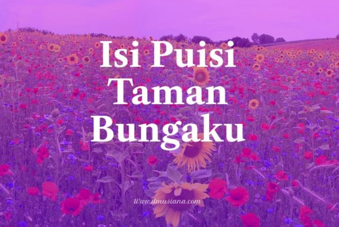 Detail Puisi Tema Bunga Nomer 45