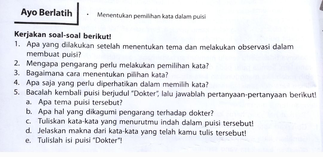 Detail Puisi Tema Dokter Nomer 49