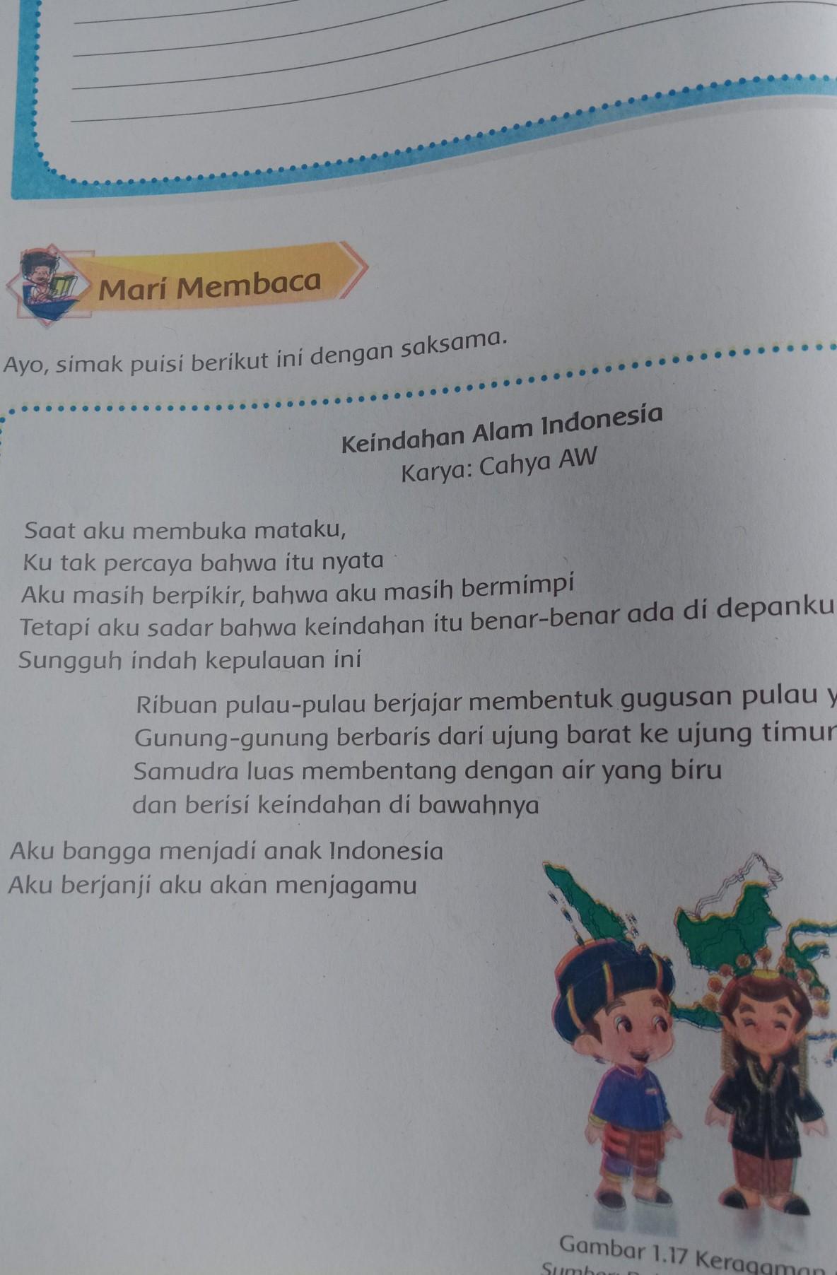 Detail Puisi Tema Keindahan Alam Indonesia Nomer 48