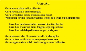 Detail Puisi Tema Pendidikan Nomer 17
