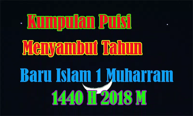 Detail Puisi Tentang 1 Muharram Nomer 19