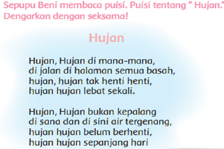 Detail Puisi Tentang Air Hujan Nomer 13