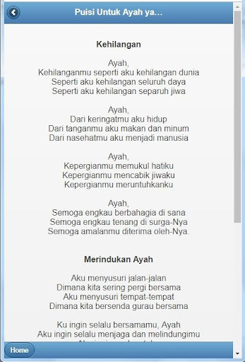 Detail Puisi Tentang Ayah Ibu Nomer 25