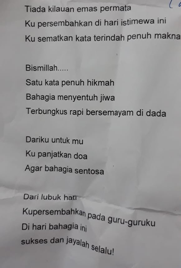 Detail Puisi Tentang Bahagia Nomer 26