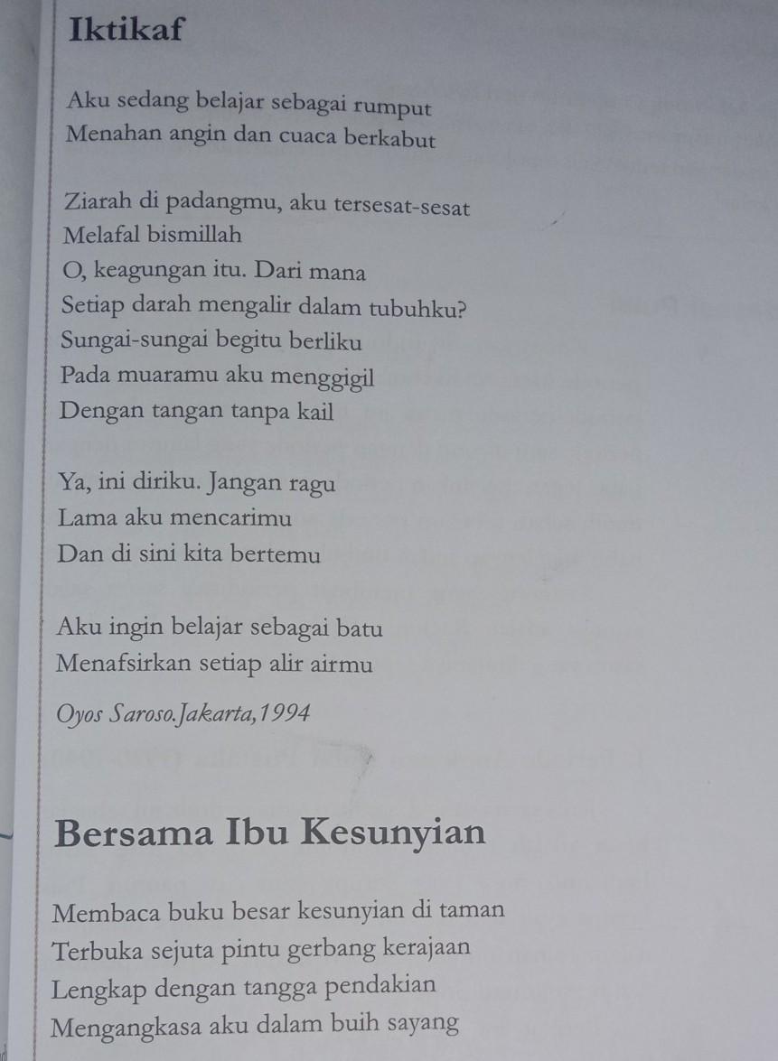 Detail Puisi Tentang Berbakti Kepada Orang Tua Nomer 8