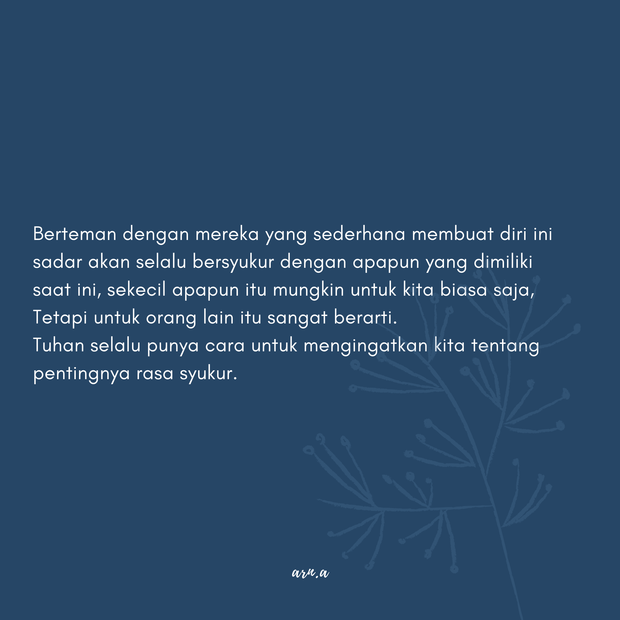 Detail Puisi Tentang Bersyukur Nomer 3