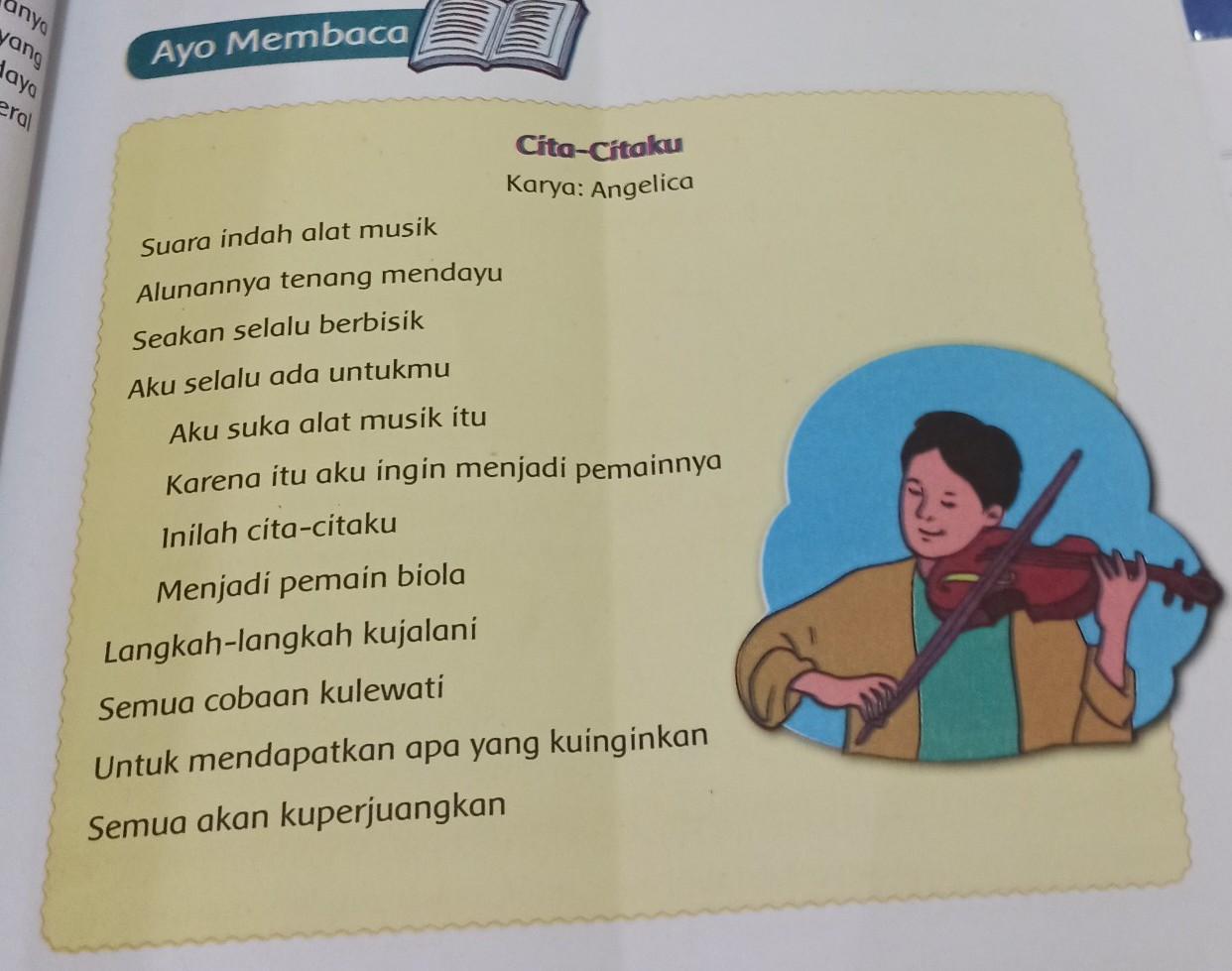 Detail Puisi Tentang Cita Cita Nomer 14