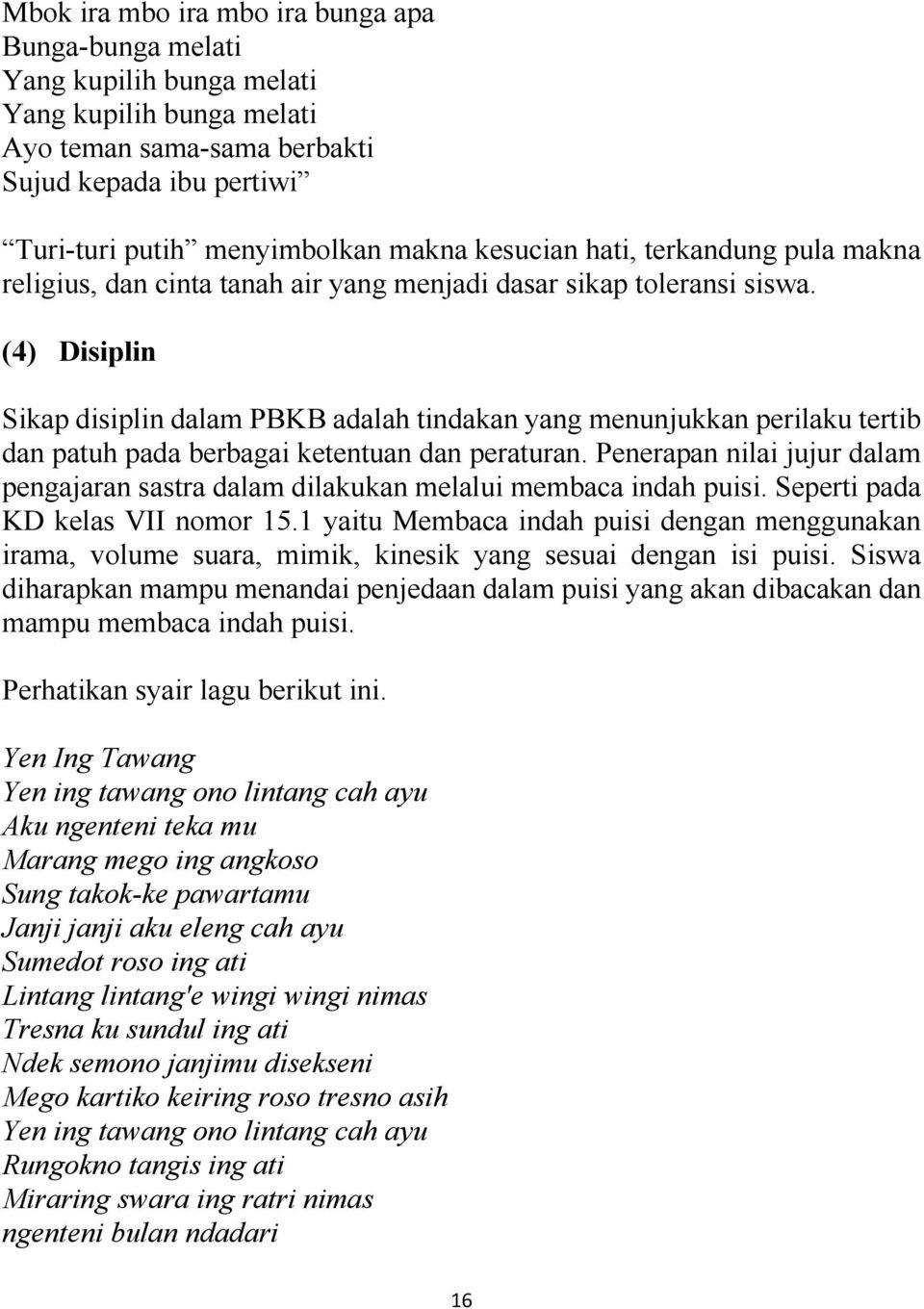 Detail Puisi Tentang Disiplin Nomer 12