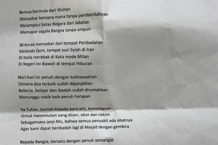 Detail Puisi Tentang Dokter 2 Bait Nomer 33