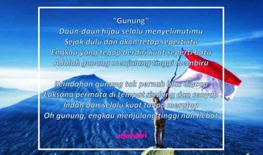 Detail Puisi Tentang Gunung 4 Bait Nomer 33