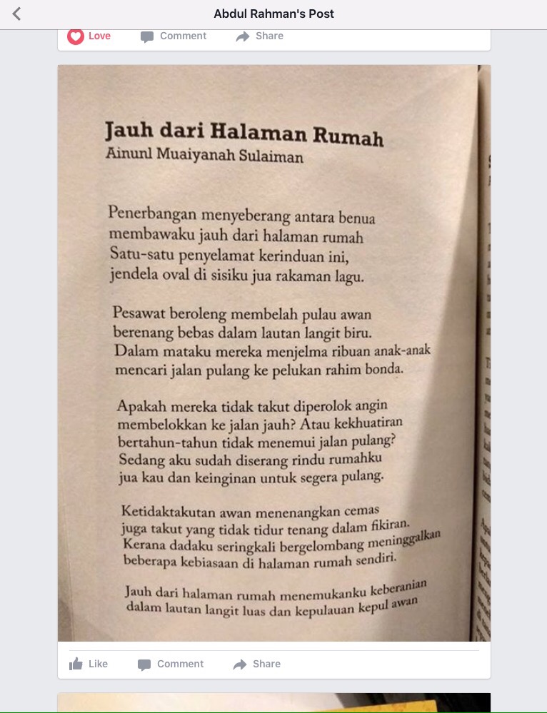 Detail Puisi Tentang Halaman Rumahku Nomer 33