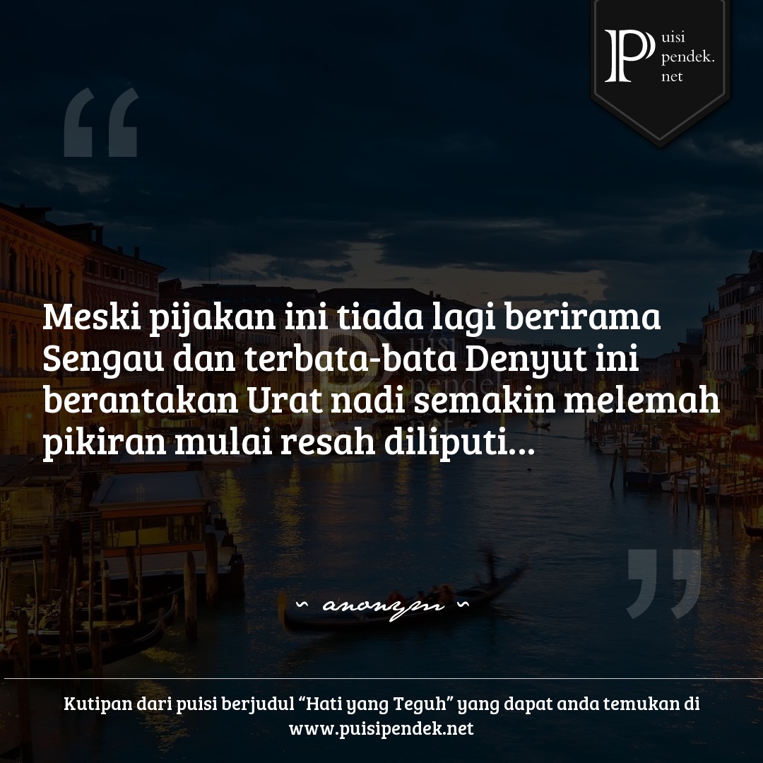 Detail Puisi Tentang Hati Nomer 9