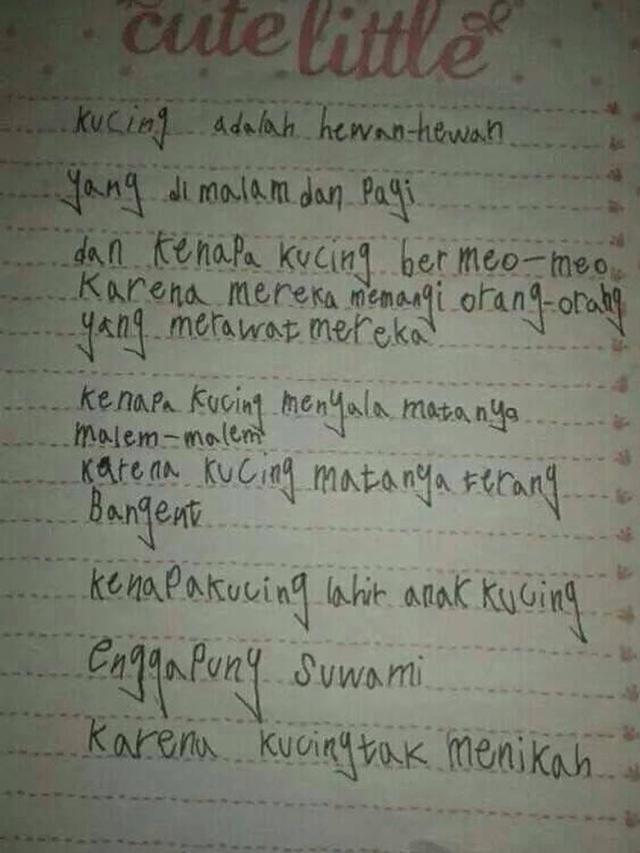 Detail Puisi Tentang Hewan Peliharaan Nomer 9