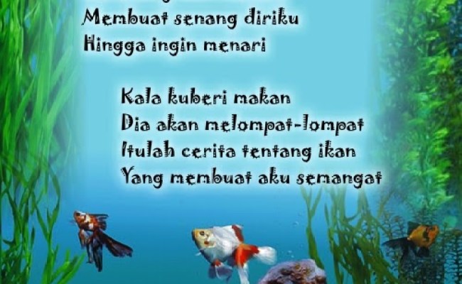 Detail Puisi Tentang Hewan Peliharaan Ikan Nomer 7