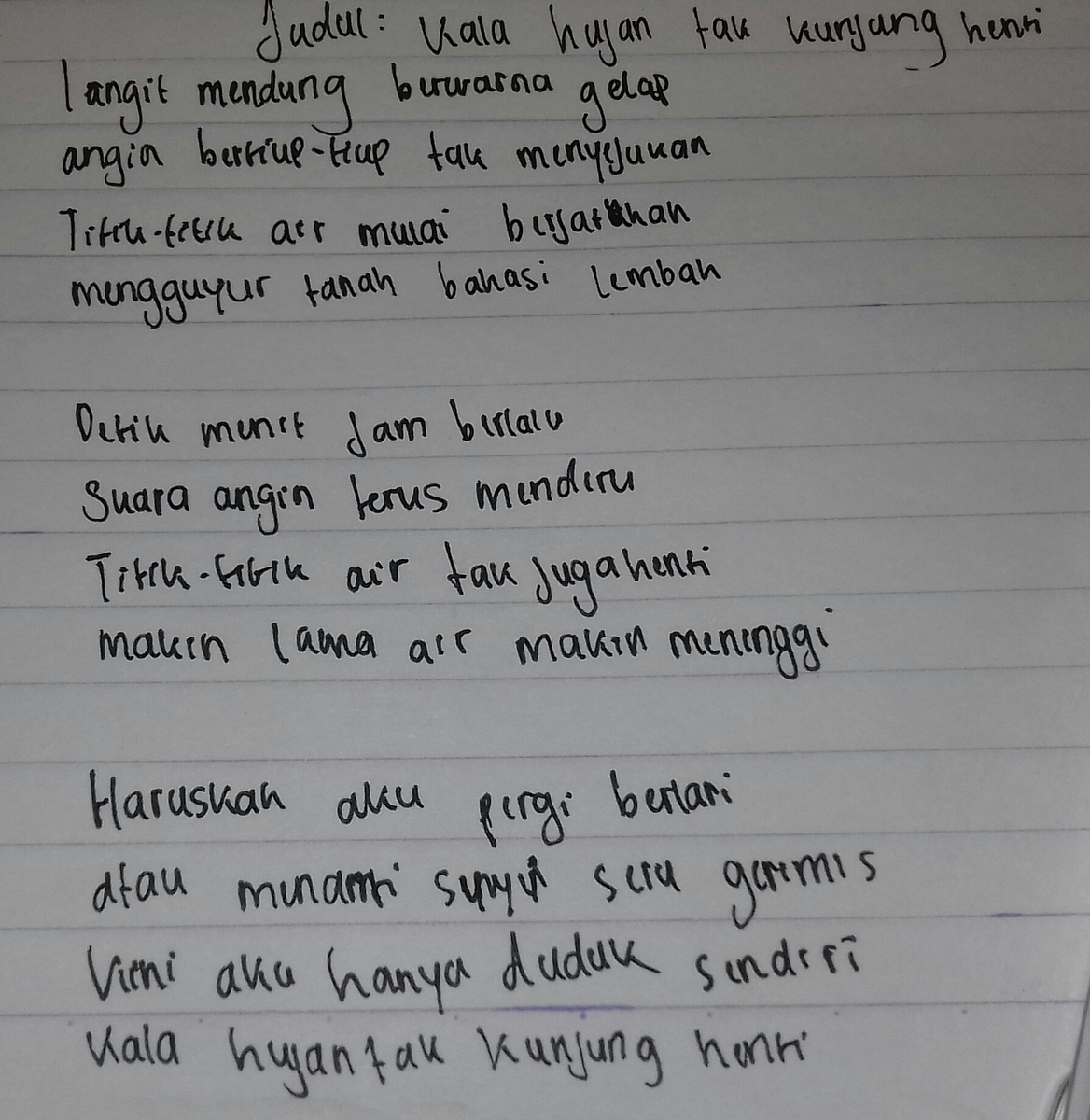 Detail Puisi Tentang Kasih Ibu Nomer 2