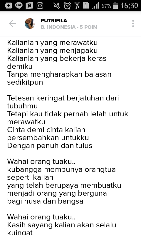 Detail Puisi Tentang Kasih Sayang Orang Tua Nomer 14