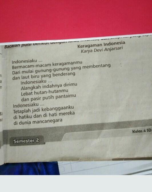 Detail Puisi Tentang Keberagaman Indonesia Nomer 39
