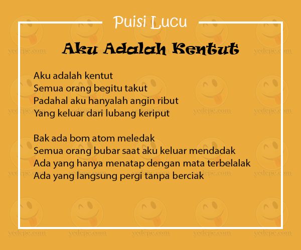 Detail Puisi Tentang Kentut Nomer 3