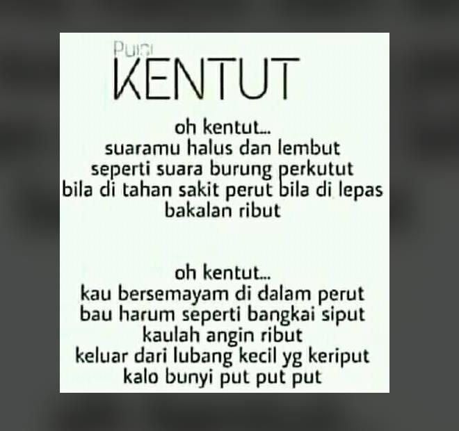 Detail Puisi Tentang Kentut Nomer 5