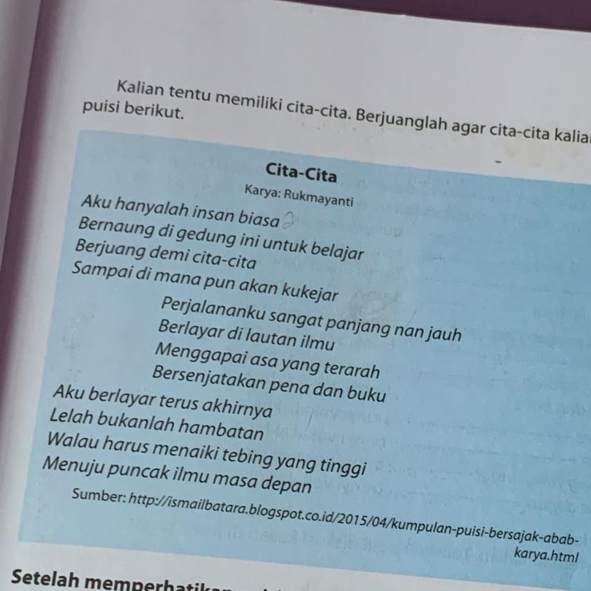 Detail Puisi Tentang Kesehatan 4 Bait Nomer 28