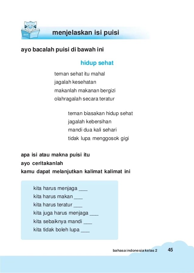 Detail Puisi Tentang Kesehatan 4 Bait Nomer 9