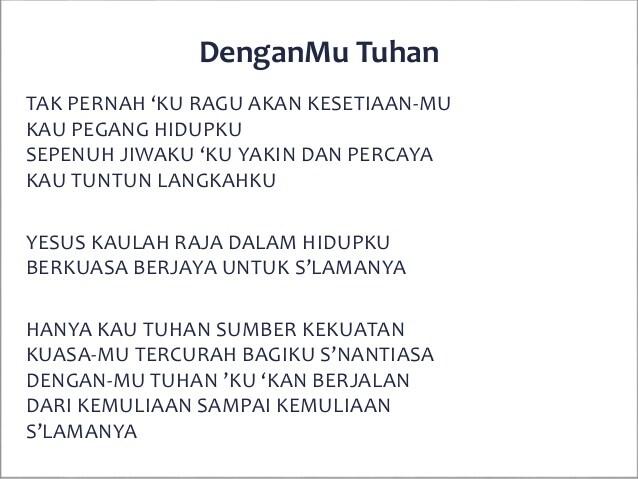 Puisi Tentang Kesetiaan Kepada Tuhan - KibrisPDR