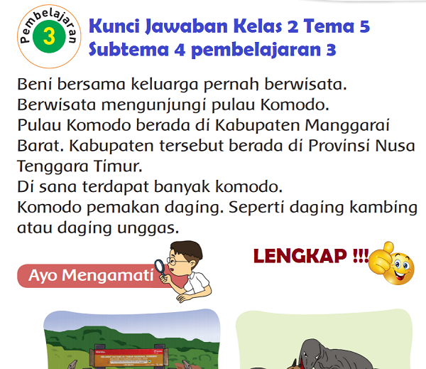 Detail Puisi Tentang Komodo Kelas 2 Sd Nomer 19