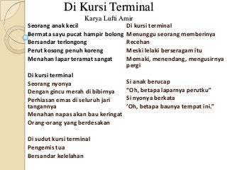 Detail Puisi Tentang Kursi Nomer 47