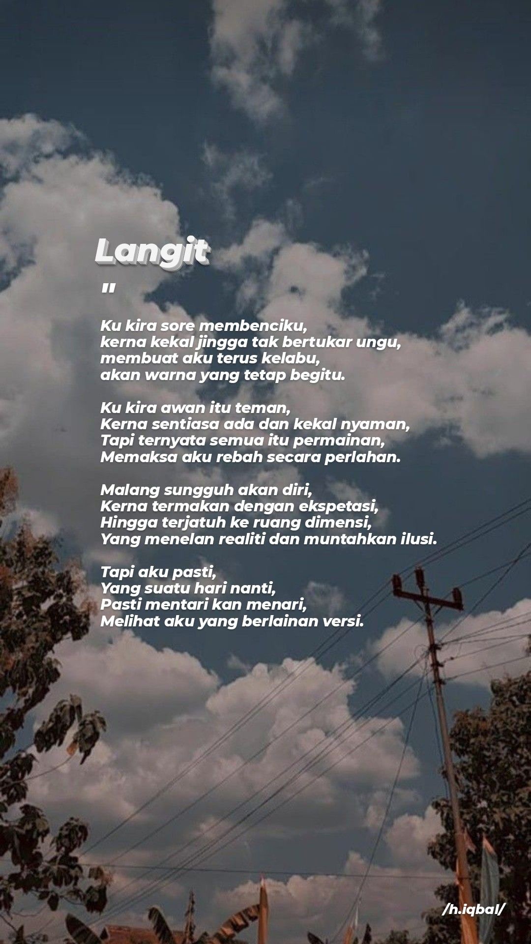 Puisi Tentang Langit - KibrisPDR