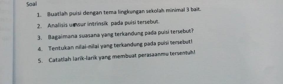 Detail Puisi Tentang Lingkungan Bersih 3 Bait Nomer 38