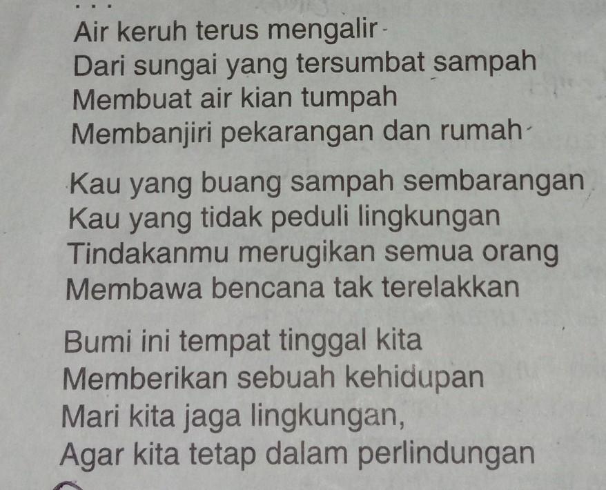 Detail Puisi Tentang Lingkungan Sekitar Rumah Nomer 41