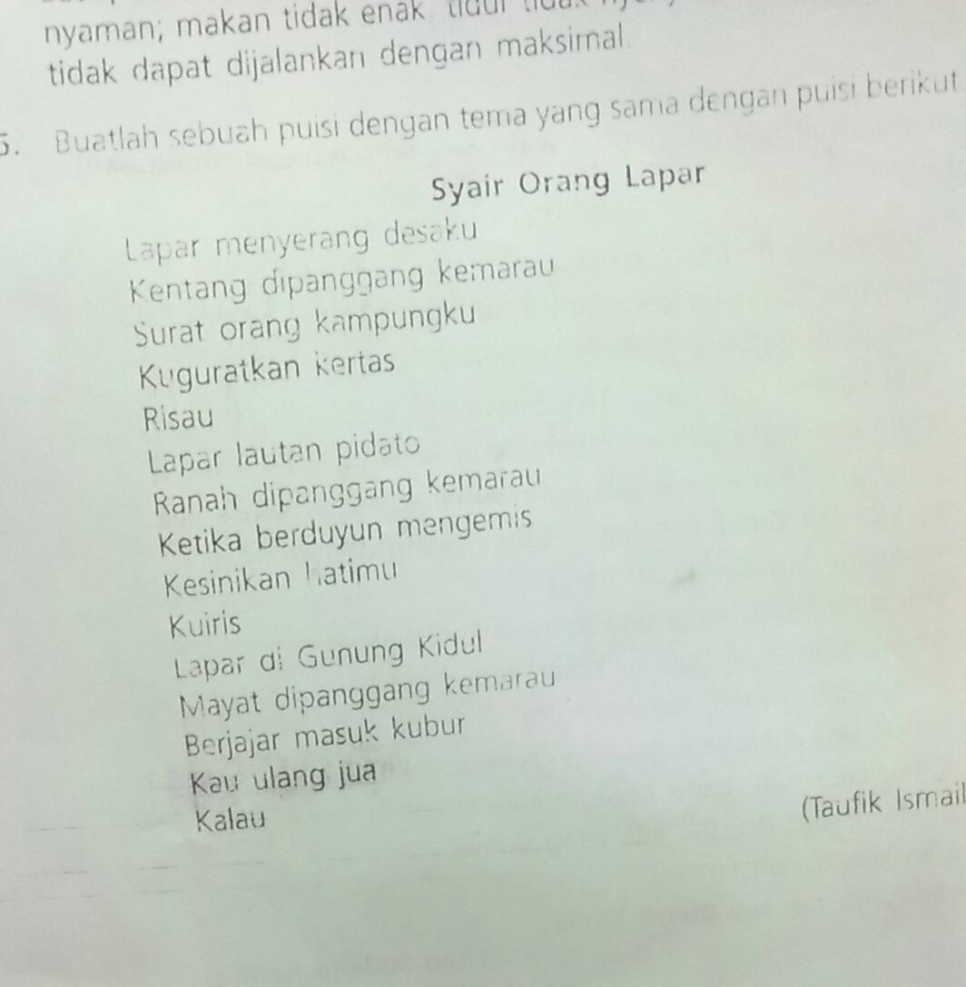 Detail Puisi Tentang Makanan Nomer 19