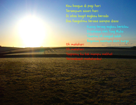 Detail Puisi Tentang Matahari Nomer 37