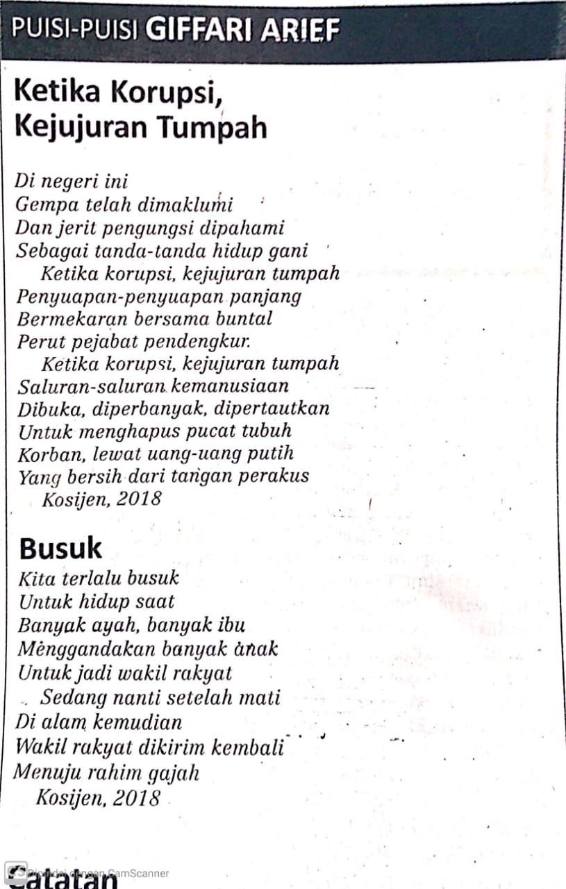 Detail Puisi Tentang Menuntut Ilmu Setinggi Langit Nomer 49