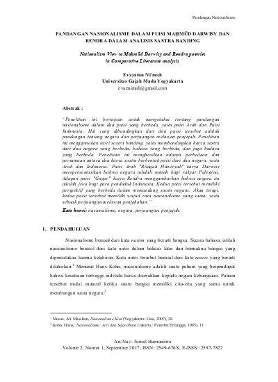 Detail Puisi Tentang Nasionalisme Nomer 43