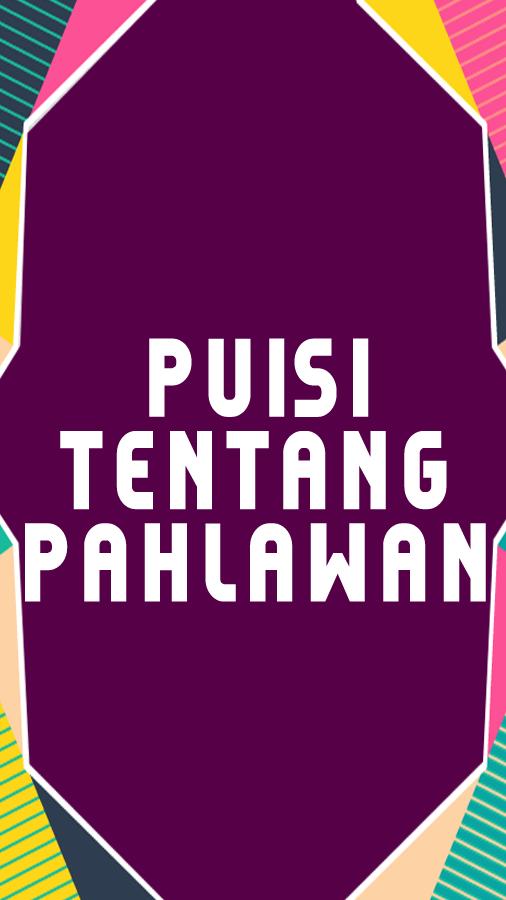 Detail Puisi Tentang Pahlawan 2 Bait Nomer 22