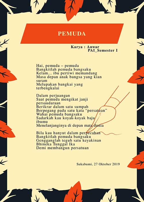 Detail Puisi Tentang Pemuda Nomer 37